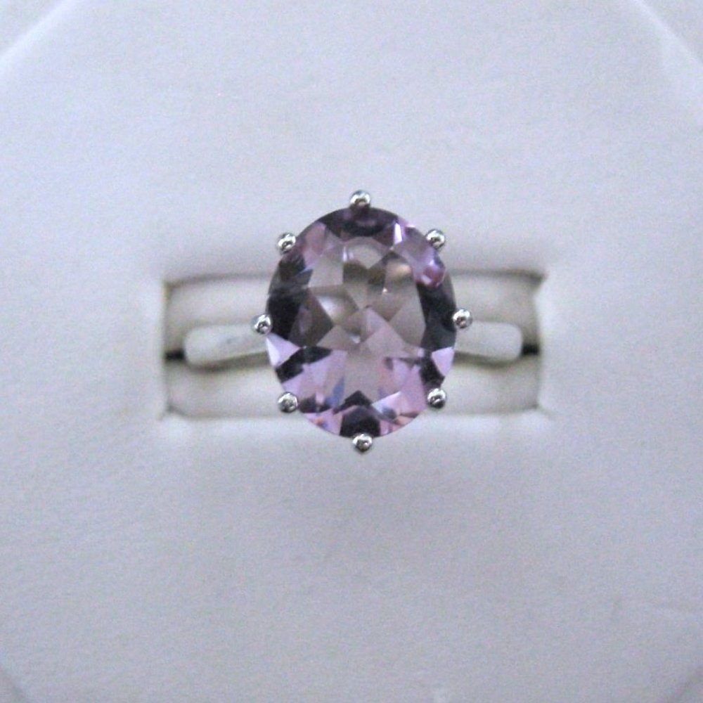 AMETHYST STERLING SILVER RING